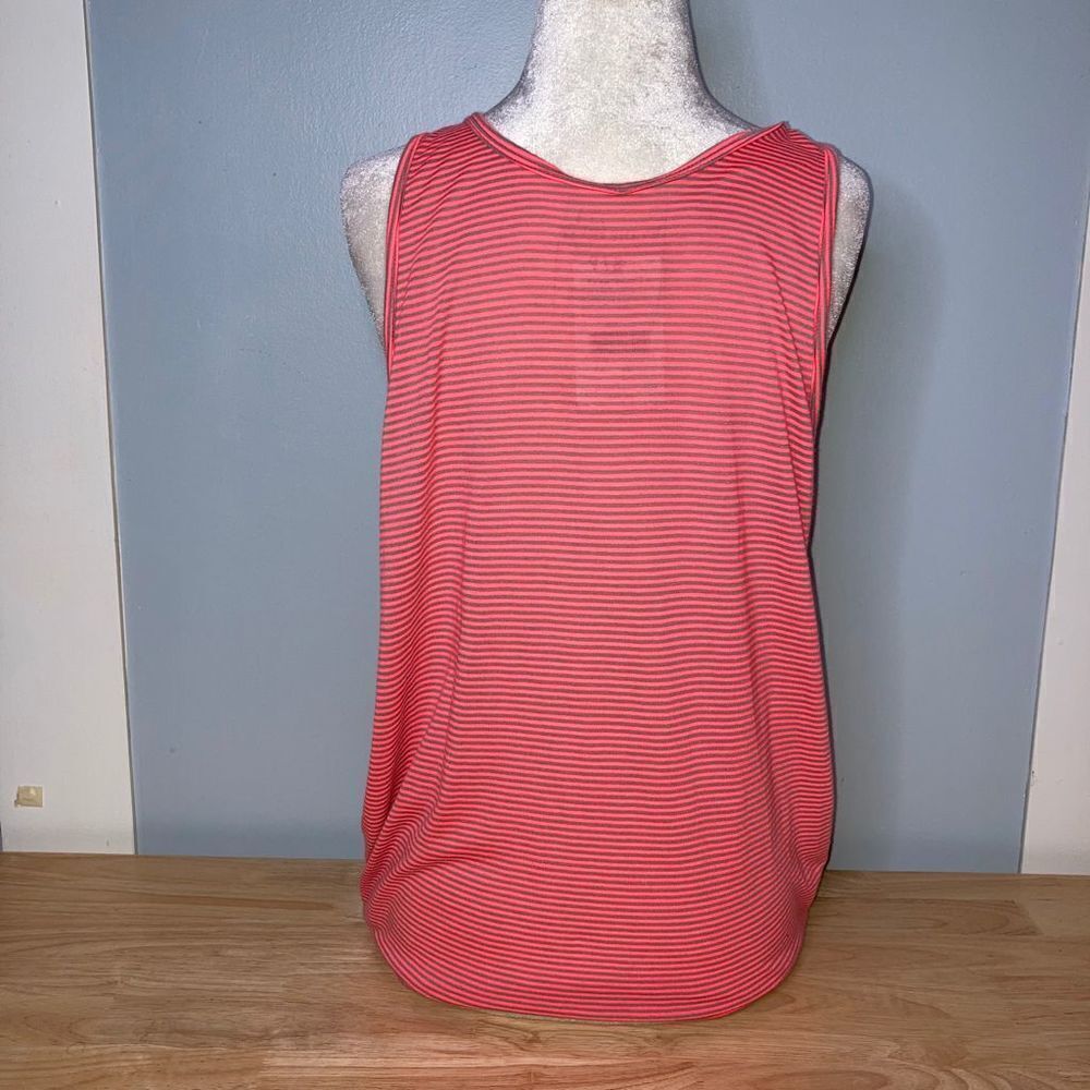 Free People, We the Free Grey & Hot Pink Combo Striped Muscle Tank Top S Women’s - Picture 3 of 6